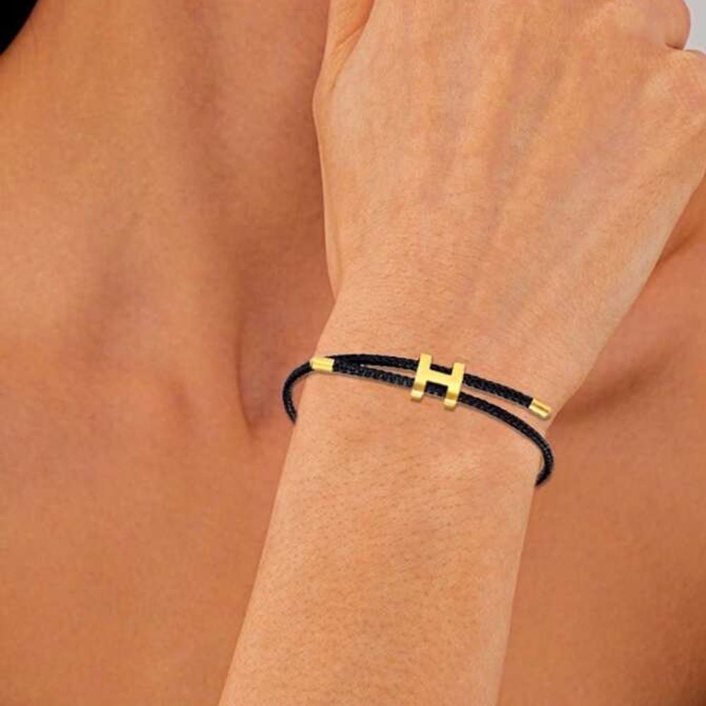 Black rope bracelet Q710